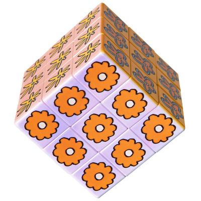 Journey of Something: Art Cube - Flower Pop - 6-Sided Puzzle Game, Fidget Toy Image 1