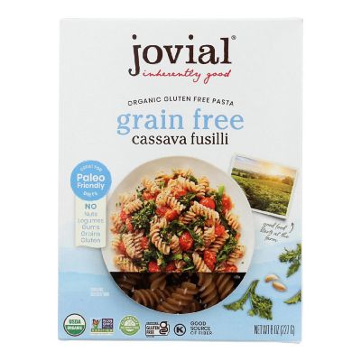Jovial - Pasta Organic Cassava Fusilli - Case of 6-8 OZ Image 1