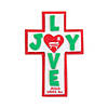 Joy and Love Cross Magnet Craft Kit - Makes 12 Image 1