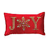 Joy And Noel Pillow (Set Of 2) 19"L X 12"H Polyester Image 1