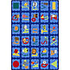 Joy Carpets Alphabet Blues&amp;#174; Classroom Rug Image 1