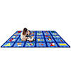 Joy Carpets Alphabet Blues&amp;#174; Classroom Rug Image 4