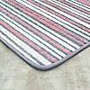 Joy carpets between the lines 3'10" x 5'4" area rug in color blush Image 1