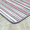 Joy carpets between the lines 7'8" x 10'9" area rug in color blush Image 1