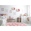 Joy carpets big blooms 3'10" x 5'4" area rug in color blush Image 3