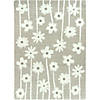 Joy carpets big blooms 3'10" x 5'4" area rug in color linen Image 1