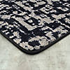 Joy carpets block print 5'4" x 7'8" area rug in color onyx Image 1