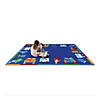 Joy Carpets Books Are Handy 5'4" X 7'8" Classroom Rug in Multicolor Image 1