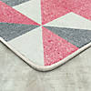 Joy carpets cartwheel 5'4" x 7'8" area rug in color blush Image 1