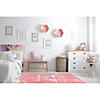 Joy carpets enchanted 5'4" x 7'8" area rug in color blush Image 3