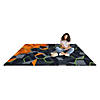 Joy Carpets Stealth 7'8" X 10'9" Area Rug In Color Tangerine Image 3
