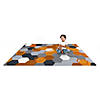 Joy Carpets Team Up 7'8" X 10'9" Area Rug In Color Orange Image 4