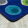 Joy Carpets Watercolor Spots 5'4" x 7'8" Area Rug In Color Marine Image 1