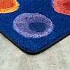 Joy Carpets Watercolor Spots 5'4" x 7'8" Area Rug In Color Rainbow Image 1