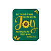 Joy Faith Sunflower Pins with Card - 12 Pc. Image 1