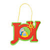 &#8220;Joy&#8221; Nativity Christmas Ornament Craft Kit - Makes 12 Image 1