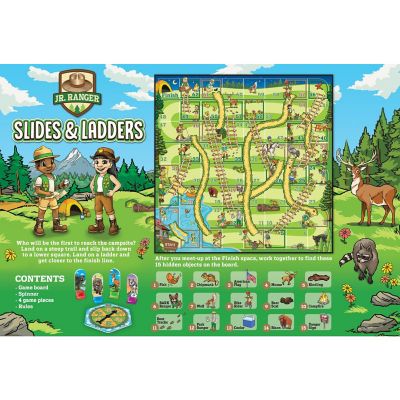 Jr. Ranger - Slides &amp; Ladders Board Game Image 2