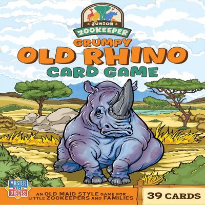 Jr. Zookeeper Grumpy Old Rhino Card Game Image 1