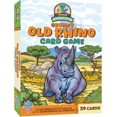 Jr. Zookeeper Grumpy Old Rhino Card Game Image 1