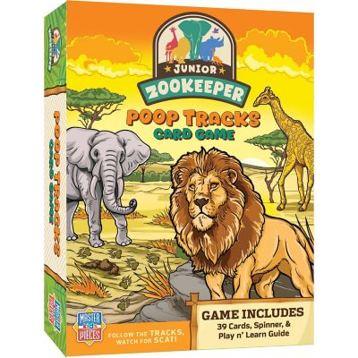 Jr. Zookeeper Poop Tracks Card Game Image 1