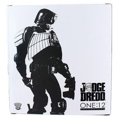 Judge Dredd One:12 Collective Action Figure Black and White NYCC Exclusive Image 1