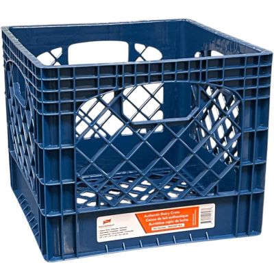 Juggernaut Storage: Milk Crate: 16 Qt - Blue - Multi-Purpose Storage Image 1