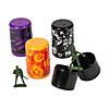 Jumbo Army Toy-Filled Halloween Containers - 12 Pc. Image 1