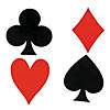 Jumbo Card Suit Cutouts - 4 Pc. Image 1