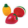 Jumbo Fruit Squishies - 3 Pc. Image 1