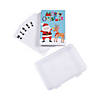 Jumbo Holiday Playing Cards with Hard Case - 6 Pc. Image 1