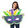 Jumbo Mardi Gras Mask Cutouts - 6 Pc. Image 1