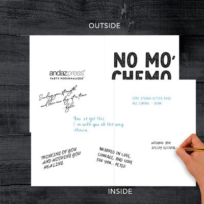 Jumbo No Mo Chemo Card 8.5x11 Image 1