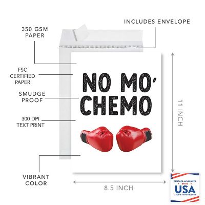 Jumbo No Mo Chemo Card 8.5x11 Image 2