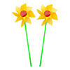 Jumbo Sunflower Pinwheels - 12 Pc. Image 1