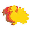 Jumbo Turkey Shapes - 24 Pc. Image 1