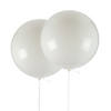 Jumbo White 36" Latex Balloons - 2 Pc. Image 1