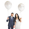 Jumbo White Mr. & Mrs. 36" Latex Balloons - 2 Pc. Image 1