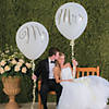 Jumbo White Mr. & Mrs. 36" Latex Balloons - 2 Pc. Image 1