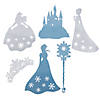 Jumbo Winter Princess Glitter Cutouts - 6 Pc. Image 1