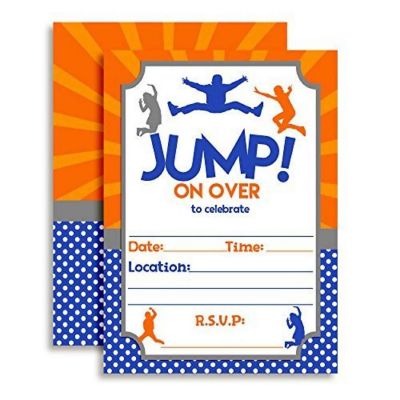 Jump Zone Invitations 40pc. by AmandaCreation Image 1