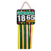 Juneteenth Glitter Hanging Sign Craft Kit - Makes 12 Image 1