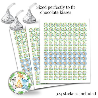 Jungle Animals Blue Sticker Bundle 429pc. by AmandaCreation Image 3