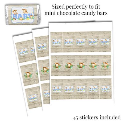 Jungle Monkeys Blue Sticker Bundle 429pc. by AmandaCreation Image 3