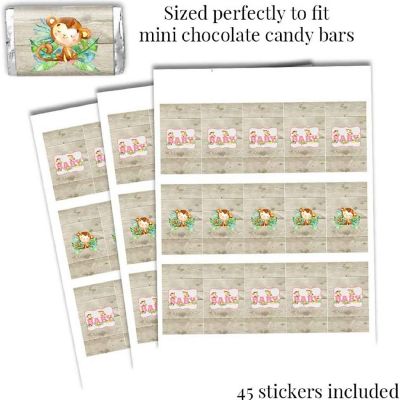 Jungle Monkeys Pink Sticker Bundle 429pc. by AmandaCreation Image 3