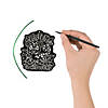 Jungle VBS Magic Color Scratch Ornaments - 24 Pc. Image 1
