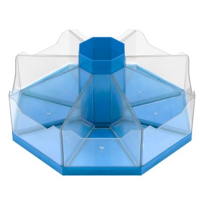 Junior Learning: Classroom Caddie - Blue - 360&amp;#176; Spinning Organizer, 8 Trays Image 1