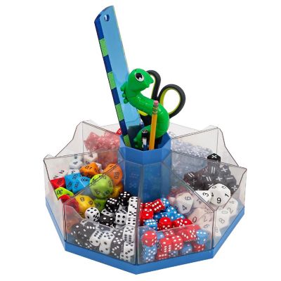 Junior Learning: Classroom Caddie - Blue - 360&amp;#176; Spinning Organizer, 8 Trays Image 1