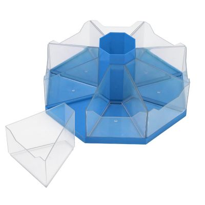 Junior Learning: Classroom Caddie - Blue - 360&amp;#176; Spinning Organizer, 8 Trays Image 2