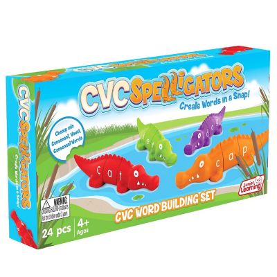 Junior Learning: Cvc Spelligators - 24Pcs Word Building Set, Snap &amp; Create Words Image 3