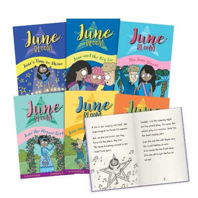 Junior Learning: June Bloom - Phase 5 Decodable Chapter Books, 6 Stories Image 1